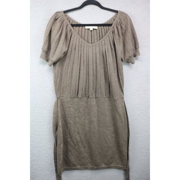 Loft by Ann Taylor Short Sleeve Sweater Dress-Merino Wool Blend-Size M/P - Picture 1 of 9